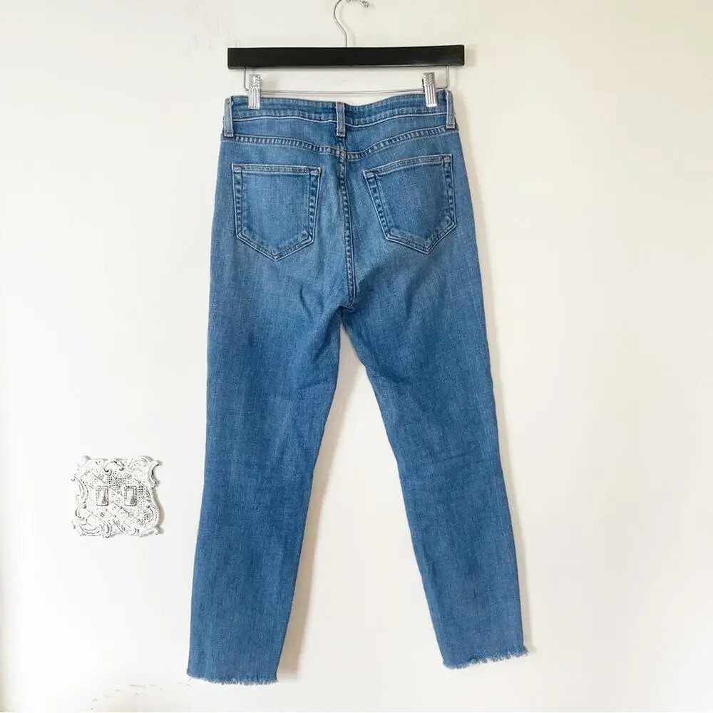 L’agence El Matador French Slim Fit Raw Hem Ankle Skinny Jean 26